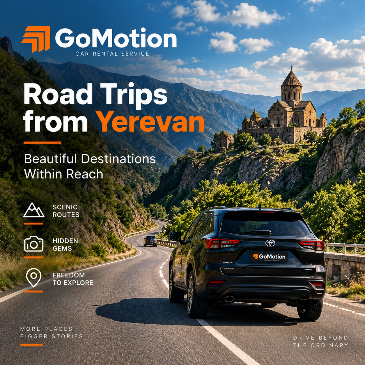 Best Road Trips from Yerevan, Armenia | GoMotion